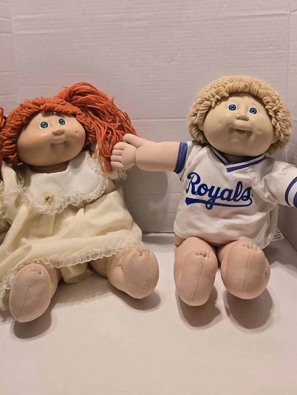 Blonde and Redhead Doll Set - Soft Body Plush Toys